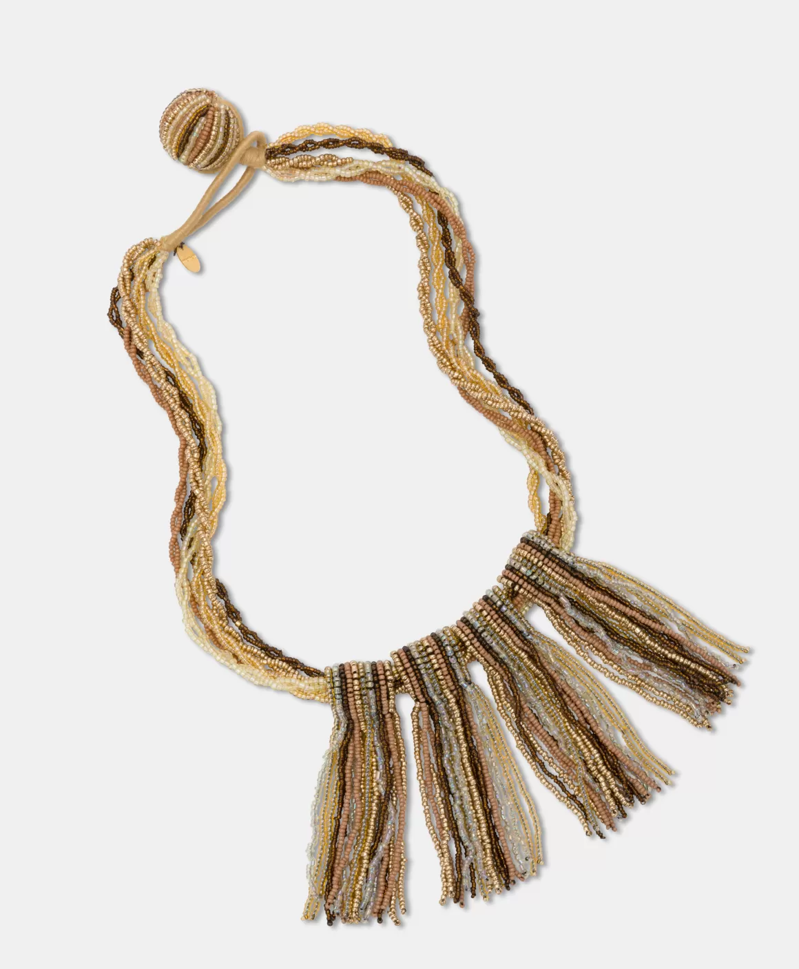 BIJOUX TAKUYA AVEC PETITES PERLES OU PERLES - OR MULTICOLORE*Momoni New