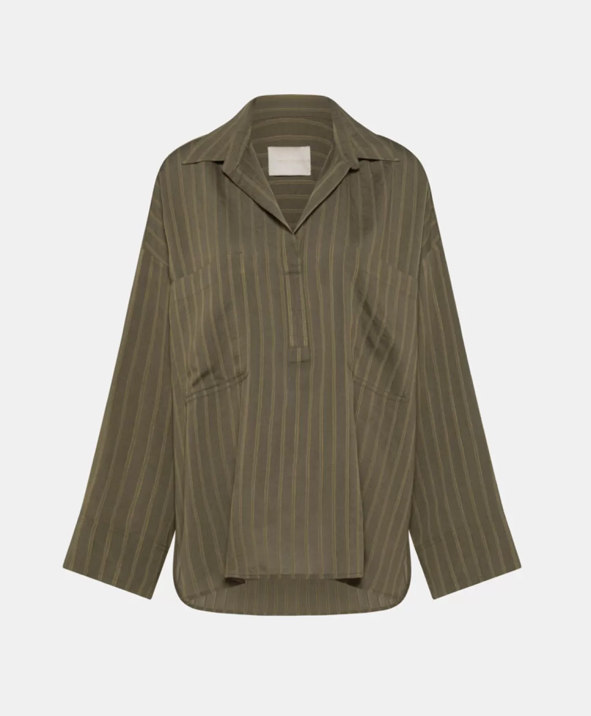 BLOUSE TOWADA EN POPELINE FAÇONNÉE - *Momoni Cheap