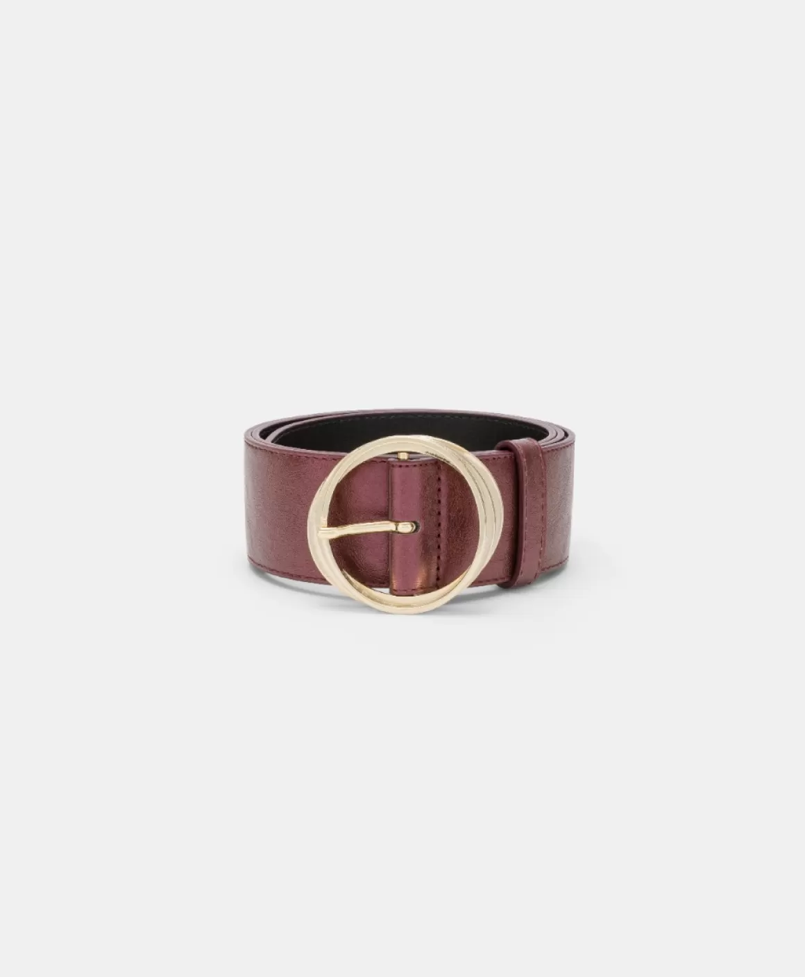 CEINTURE DANSHI EN ÉCO-CUIR LAMINÉ - MOÛT DE RAISIN*Momoni Cheap