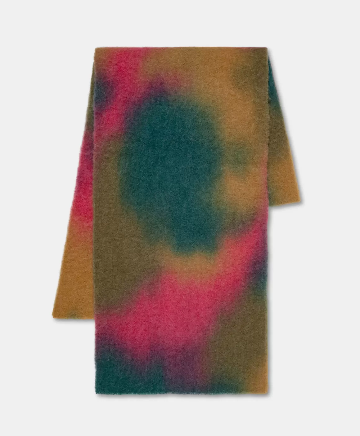 ÉCHARPE TEDORI PULVÉRISÉE ALPAGA LAINE - MULTICOLORE VERT*Momoni Online