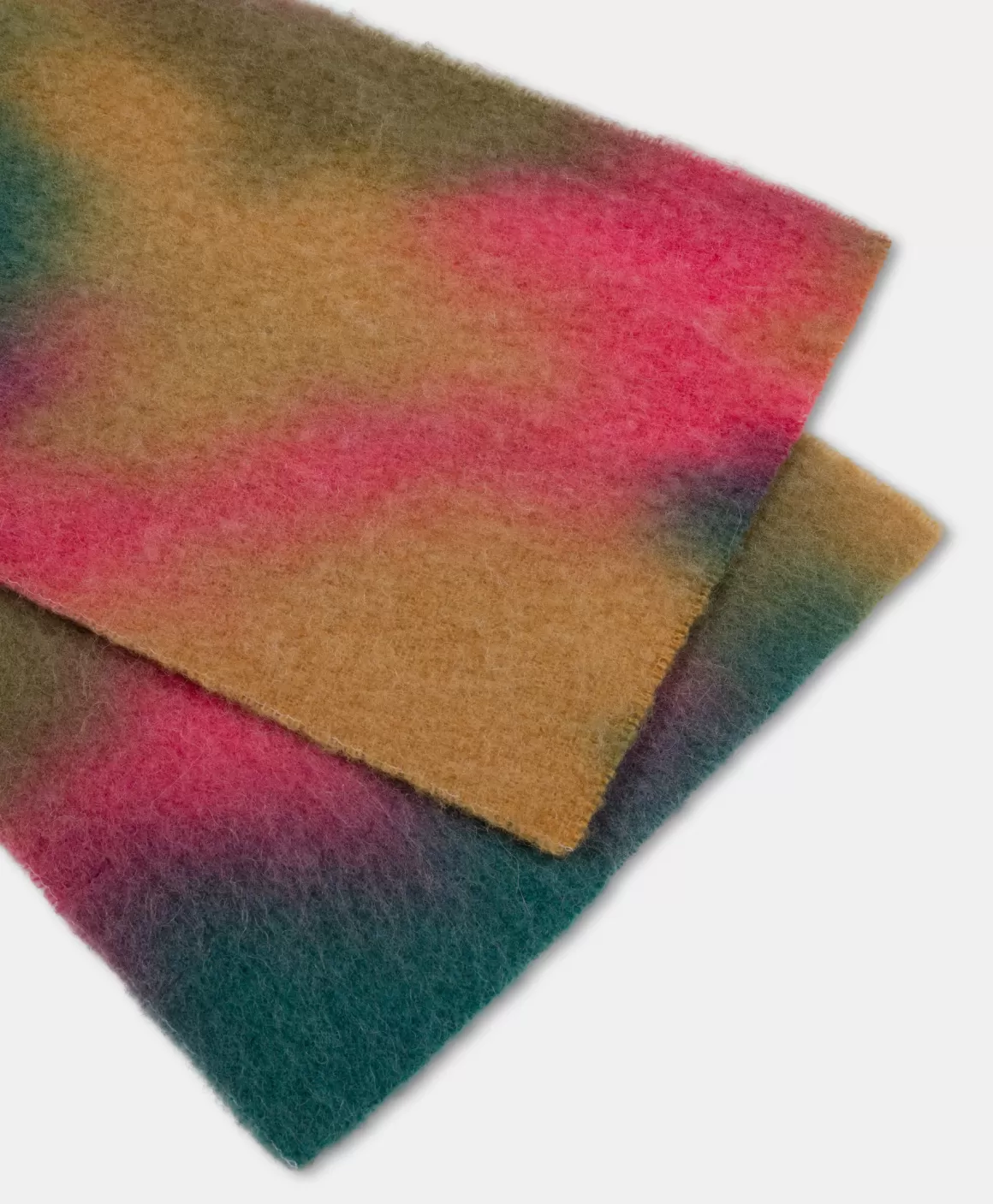 ÉCHARPE TEDORI PULVÉRISÉE ALPAGA LAINE - MULTICOLORE VERT*Momoni Online