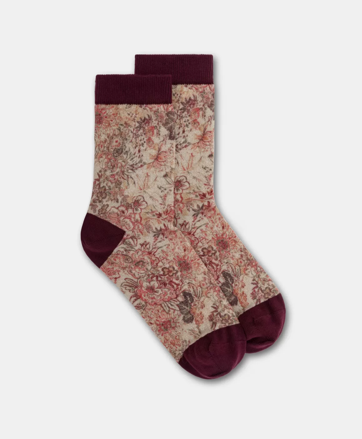 CHAUSSETTES NANAMI EN CHAUSSETTE IMPRIMÉE - MULTICOLORE ROSE*Momoni Best
