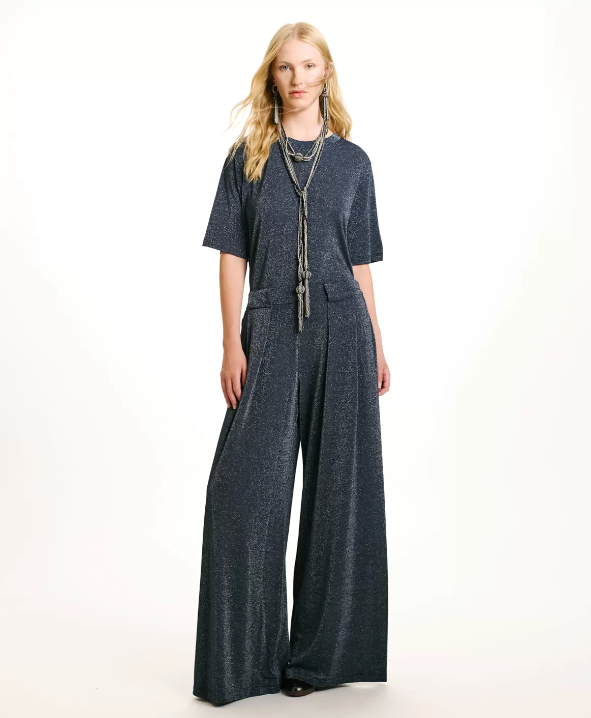 PANTALON ASPEN EN JERSEY LUREX - *Momoni Outlet