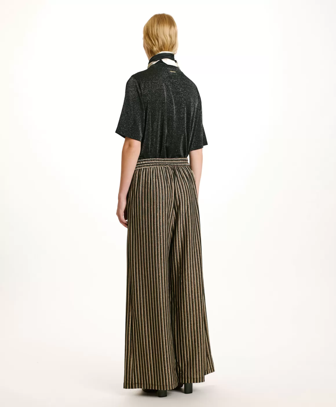 PANTALON ASPEN EN JERSEY LUREX - MULTICOLORE CUIVRE*Momoni Flash Sale