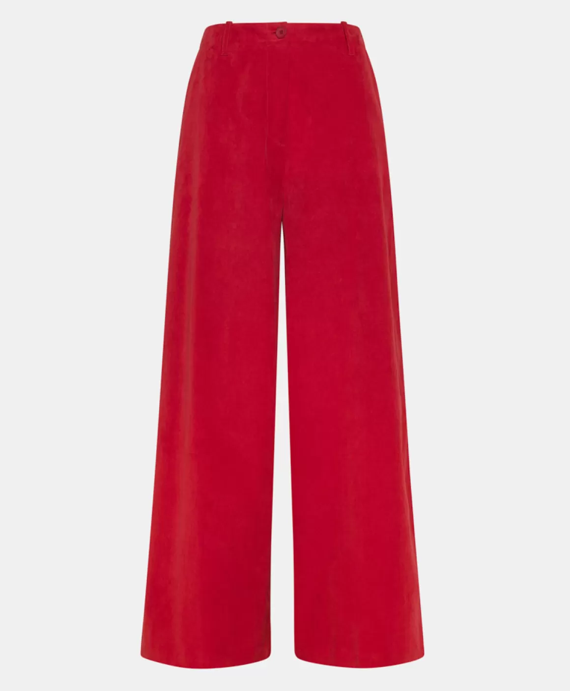 PANTALON KOI EN VELOURS MILLERAIE STRETCH - ROUGE CARMIN*Momoni Cheap