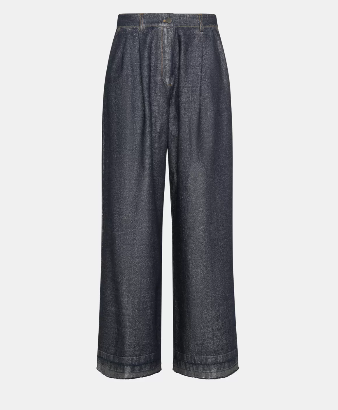 PANTALON KYOTO EN DENIM LAMINÉ - *Momoni Store