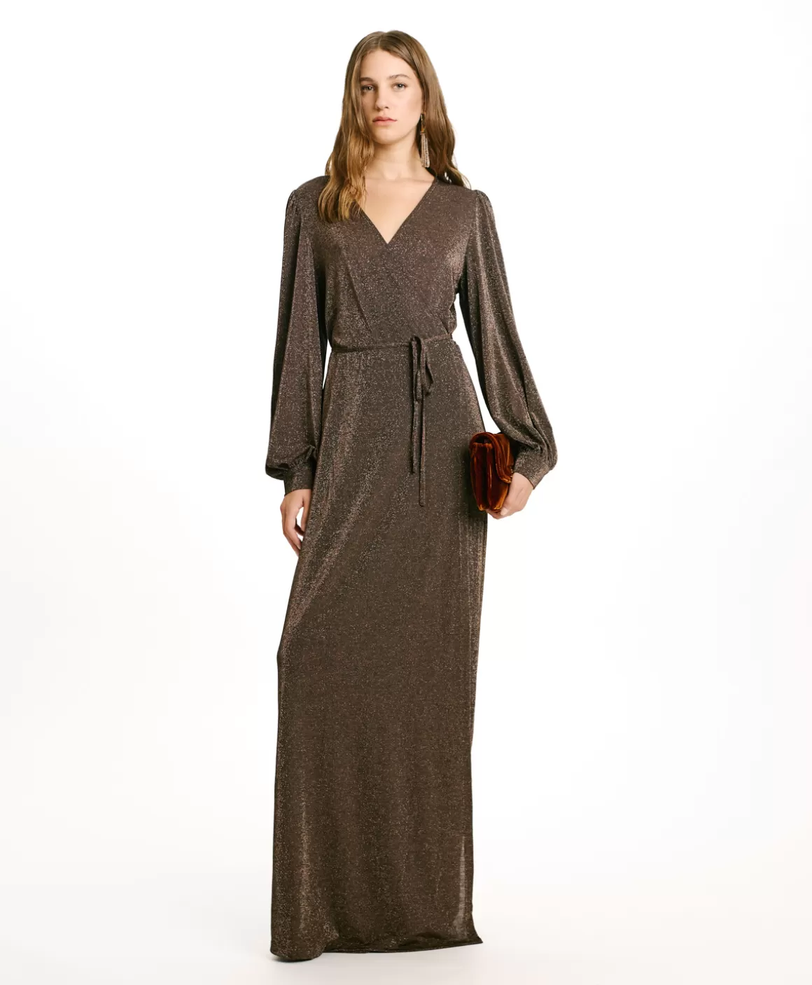 ROBE ALATERNO EN JERSEY LUREX - *Momoni Cheap