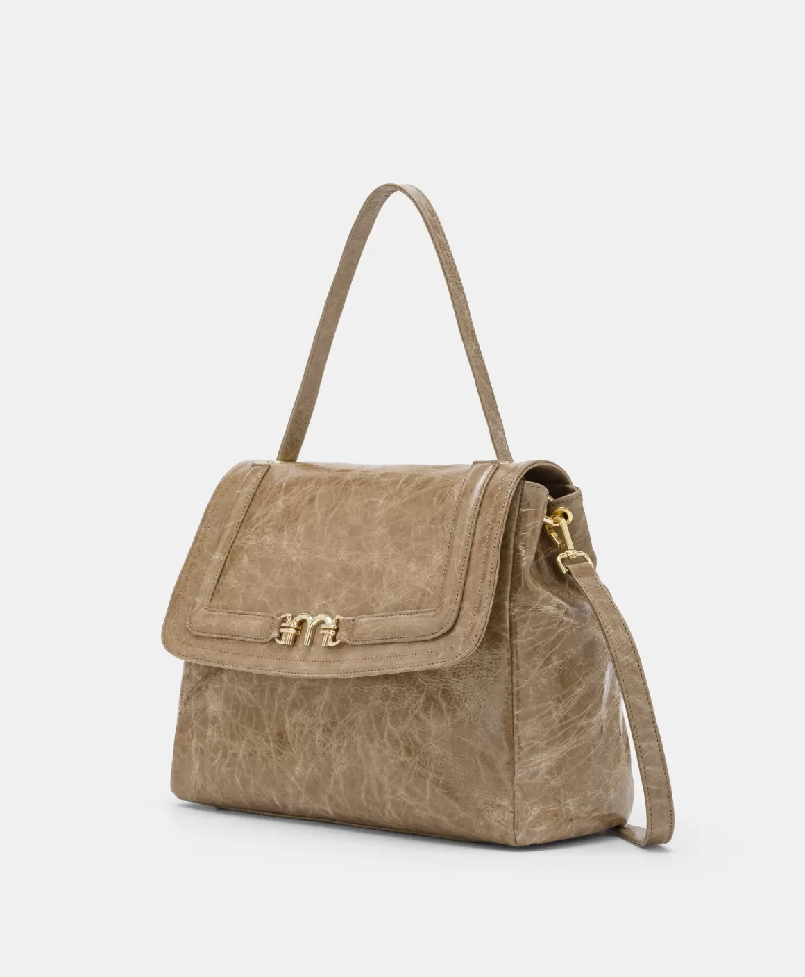 SAC FLORE EN CUIR NAPLAK - *Momoni Hot