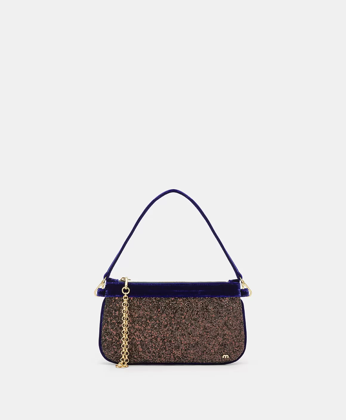 SAC KUROI BIS EN GLITTER AVEC VELOURS - *Momoni Best