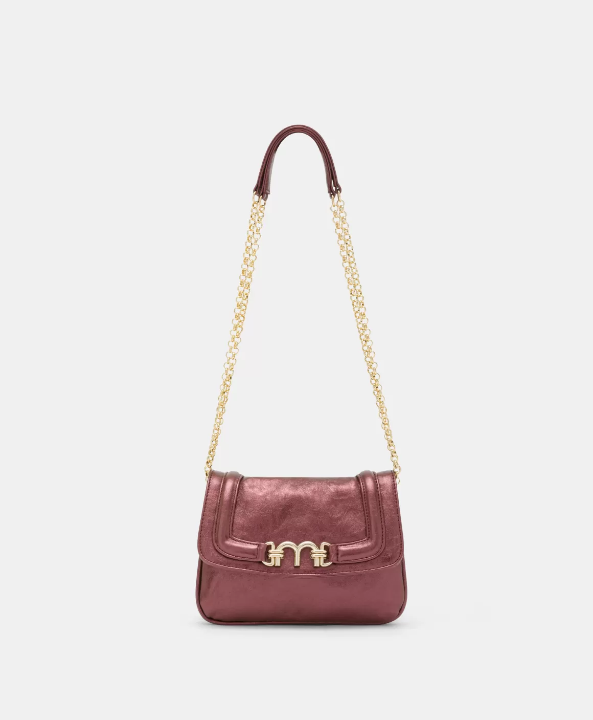 SAC MIMI' FLORE EN ÉCO-CUIR LAMINÉ - MOÛT DE RAISIN*Momoni Cheap