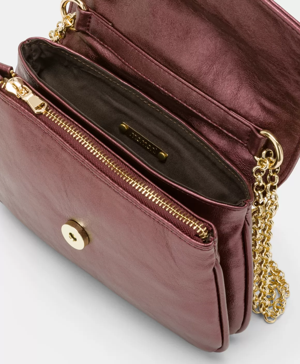 SAC MIMI' FLORE EN ÉCO-CUIR LAMINÉ - MOÛT DE RAISIN*Momoni Cheap
