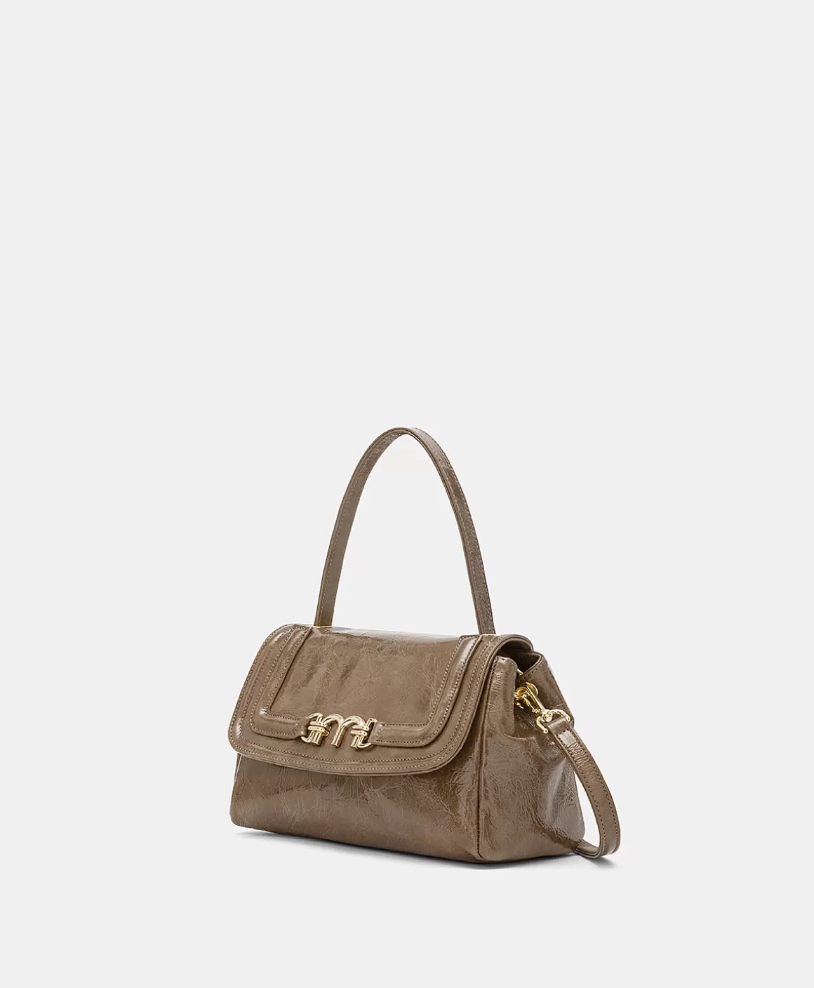 SAC PETIT FLORE EN CUIR NAPLAK - *Momoni Cheap