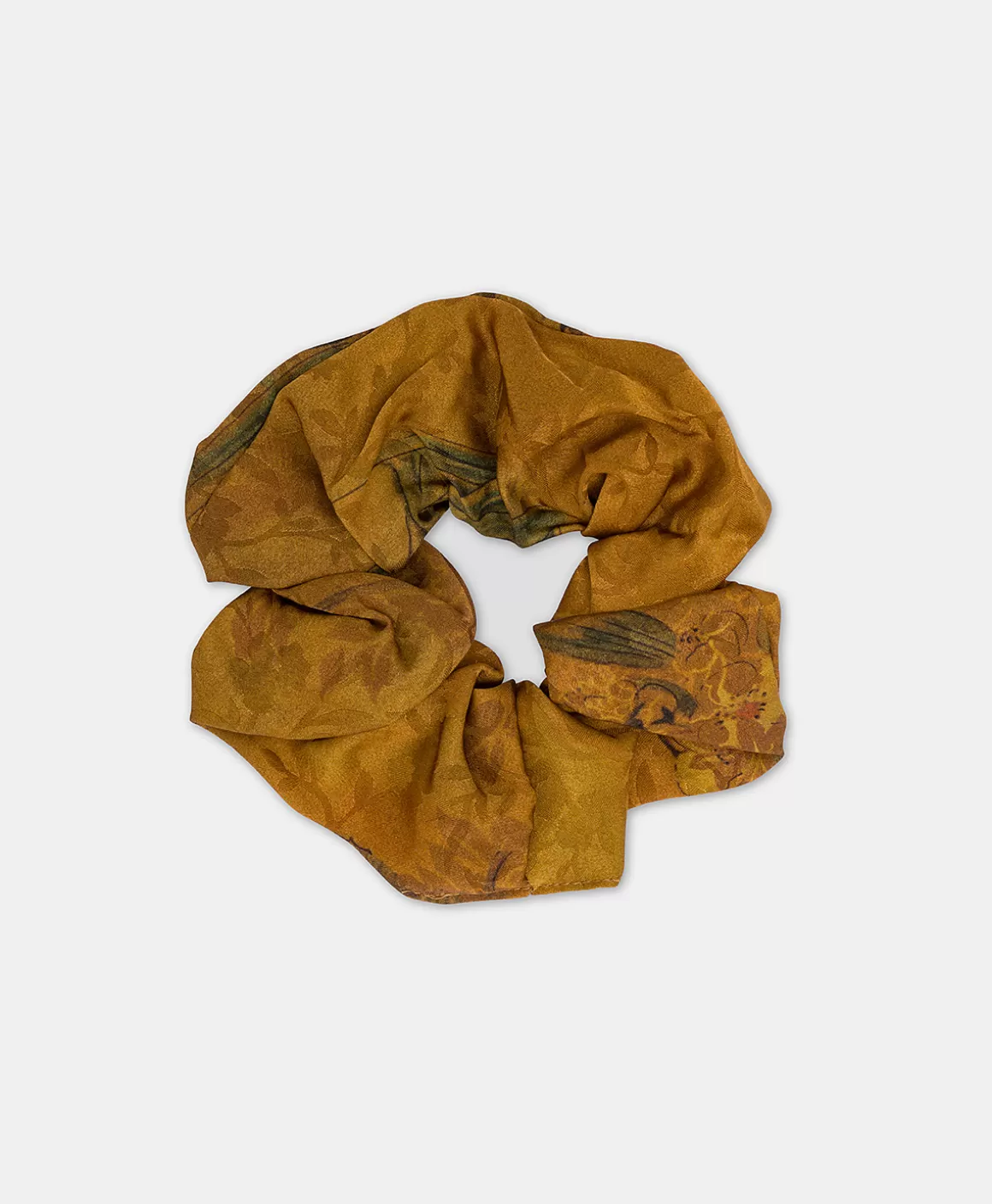 SCRUNCHIE EN SOIE IMPRIMÉ - BRÛLÉ/MULTICOLORE*Momoni Clearance