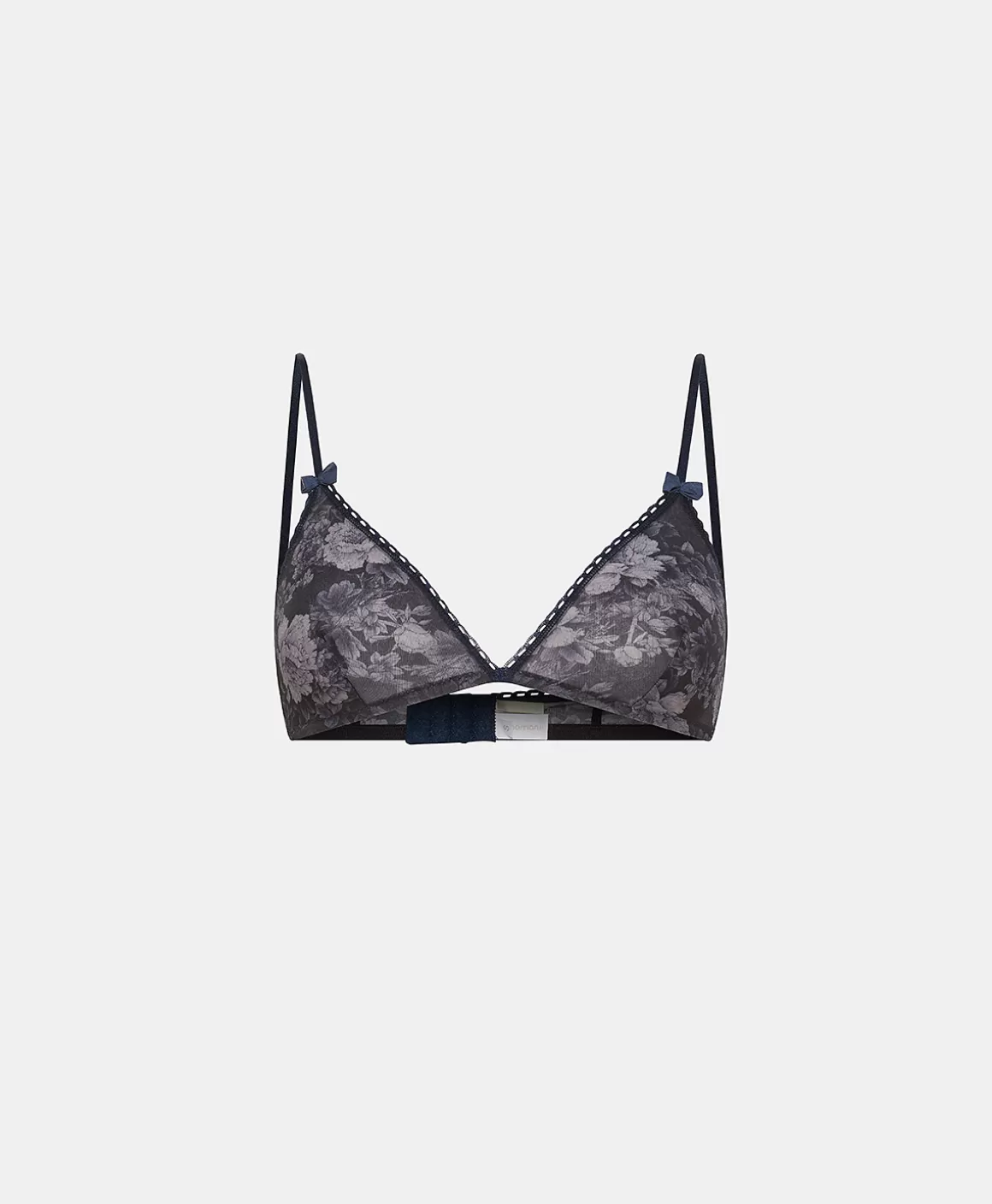 SOUTIEN-GORGE AMETHIST EN NYLON IMPRIMÉ - BLEU/BLEU NUIT*Momoni Cheap