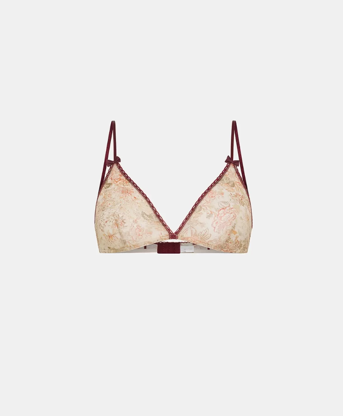 SOUTIEN-GORGE AMETHIST EN NYLON IMPRIMÉ - MULTICOLORE ROSE*Momoni Clearance