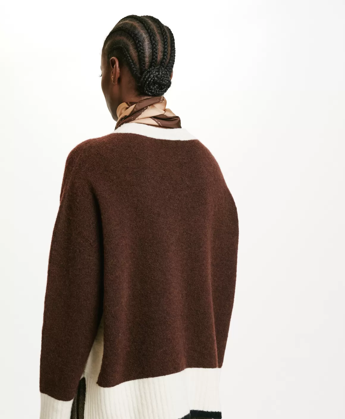 TRICOT INU EFFET JERSEY COLOR BLOCK - *Momoni Outlet