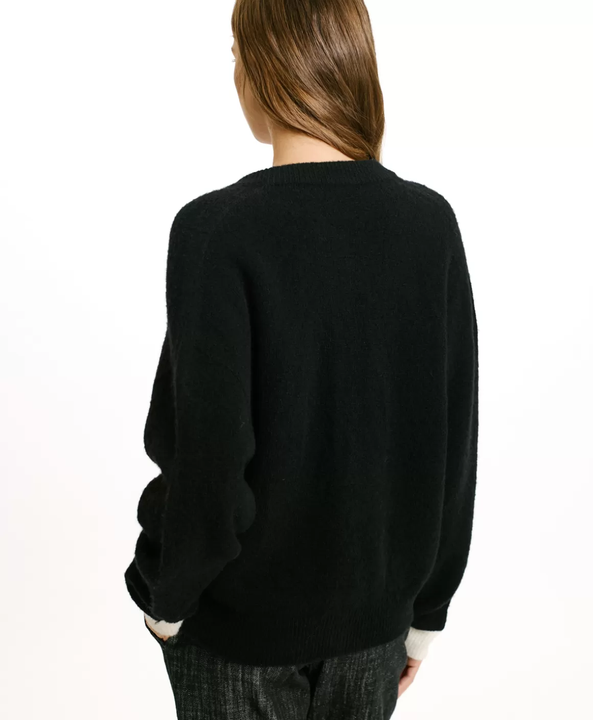 TRICOT KAERU EFFET JERSEY COLOR BLOCK - *Momoni Clearance