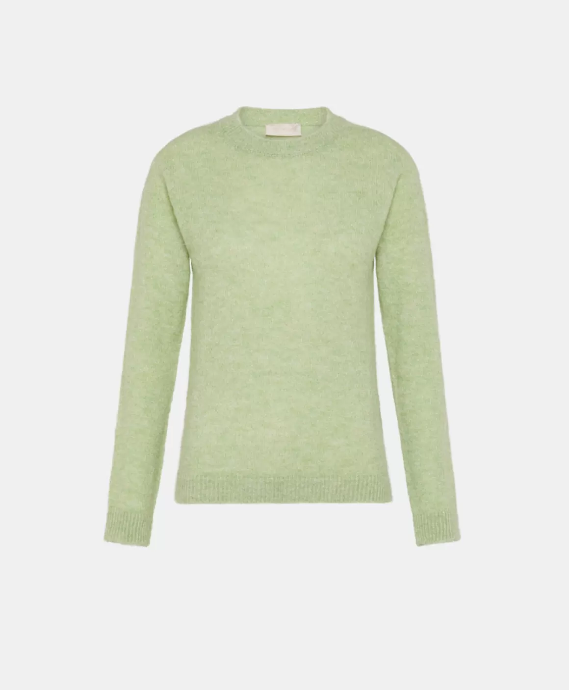 TRICOT KIMPARA EN MOHAIR MÉLANGE LUREX - VERT ACIDE*Momoni Best