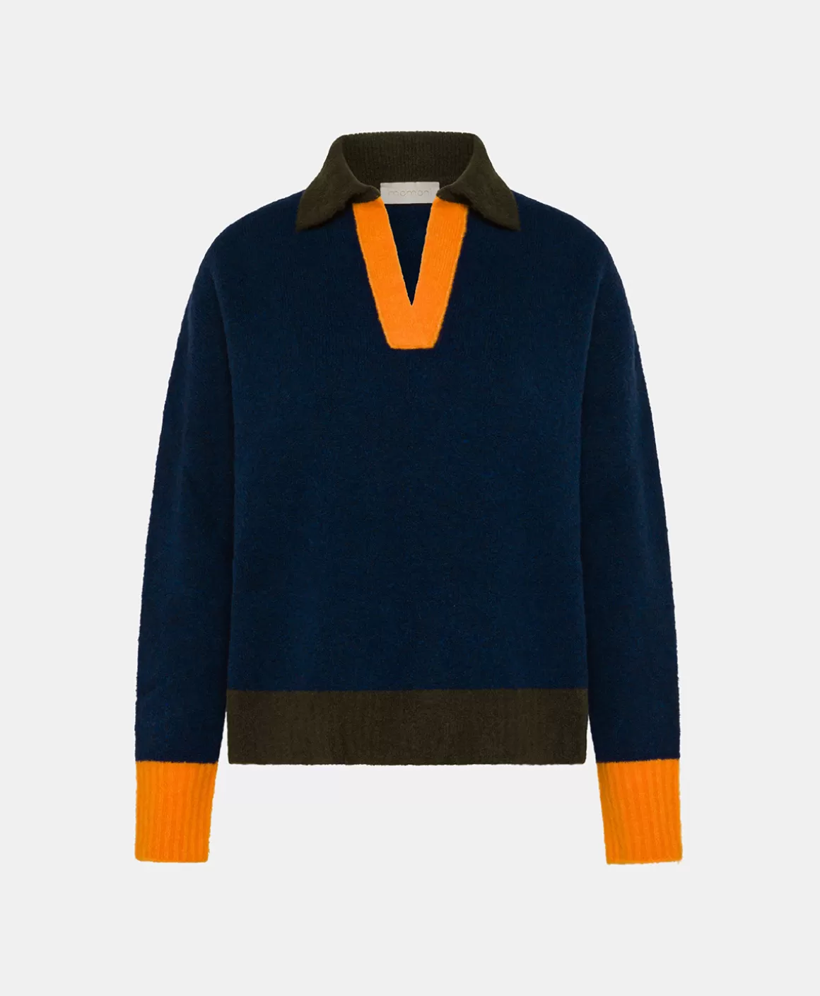 TRICOT NEBBIOLO EFFET JERSEY COLOR BLOCK - *Momoni Shop