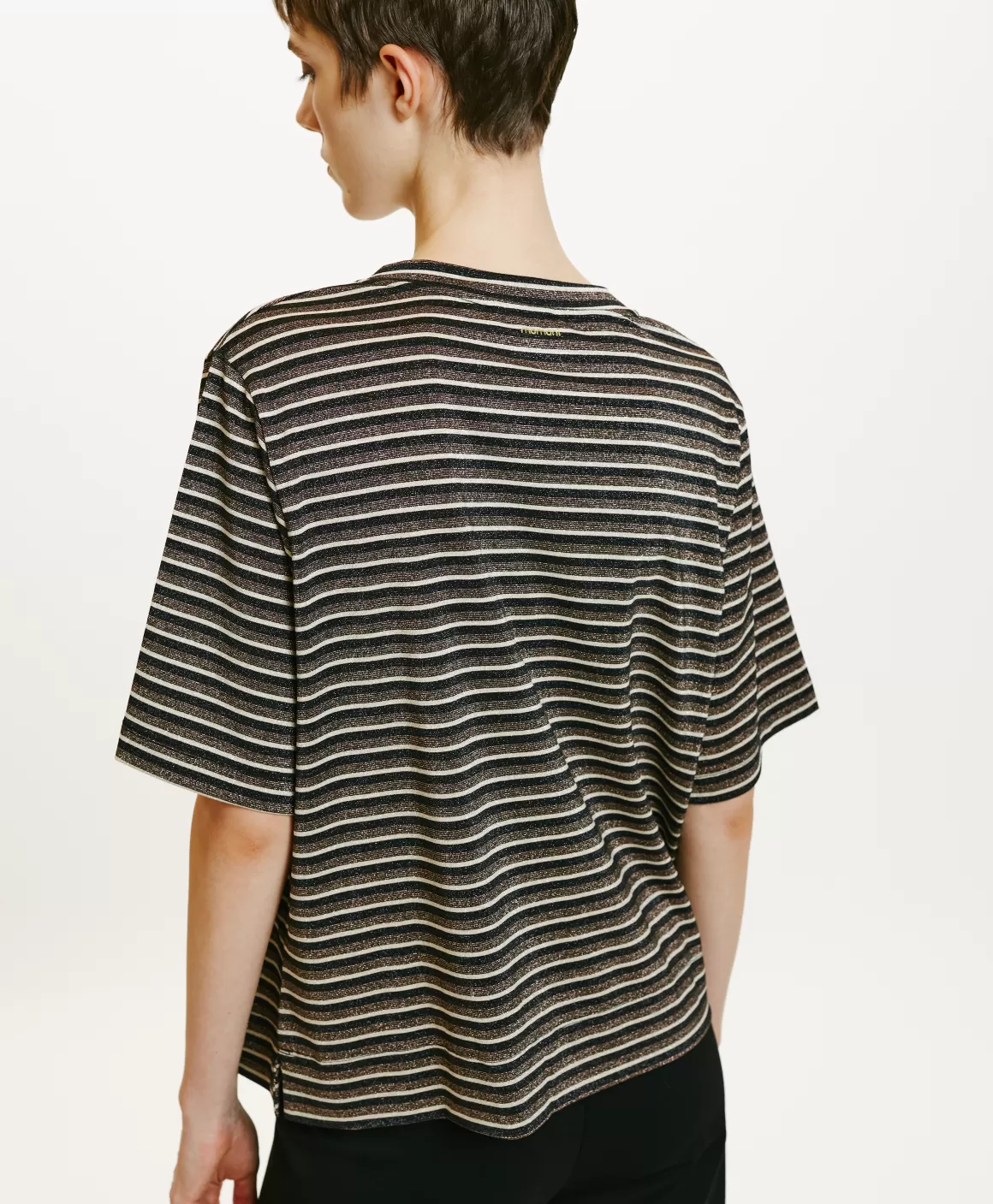TSHIRT IORA EN JERSEY LUREX - MULTICOLORE CUIVRE*Momoni Outlet
